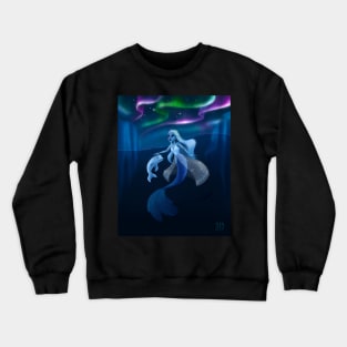 Aurora Arctic Mermaid Crewneck Sweatshirt